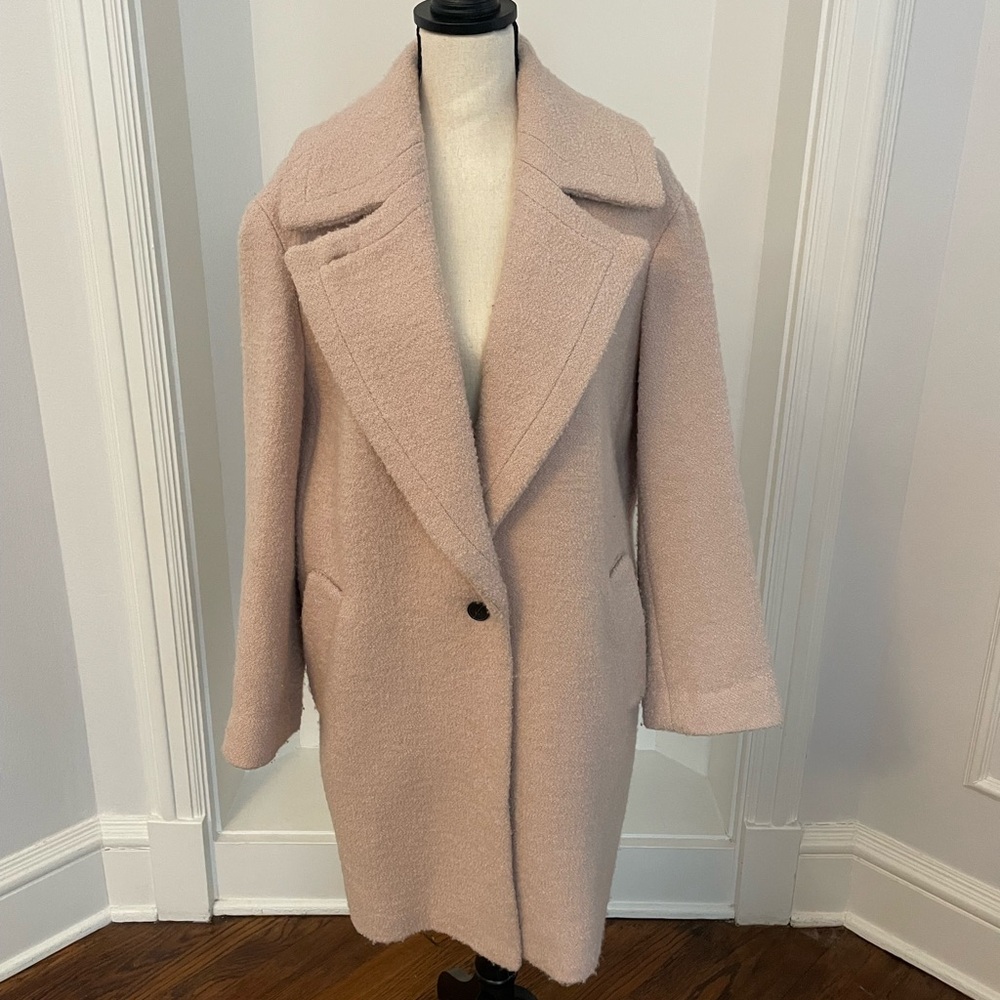 Club Monaco Light Pink Teddy Jacket